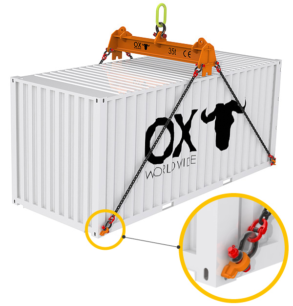 Spreader para contenedores Ox Worldwide 2