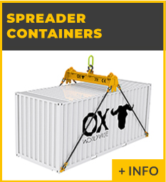 heavy lifting equipment - spreader containers Ox Worldwide